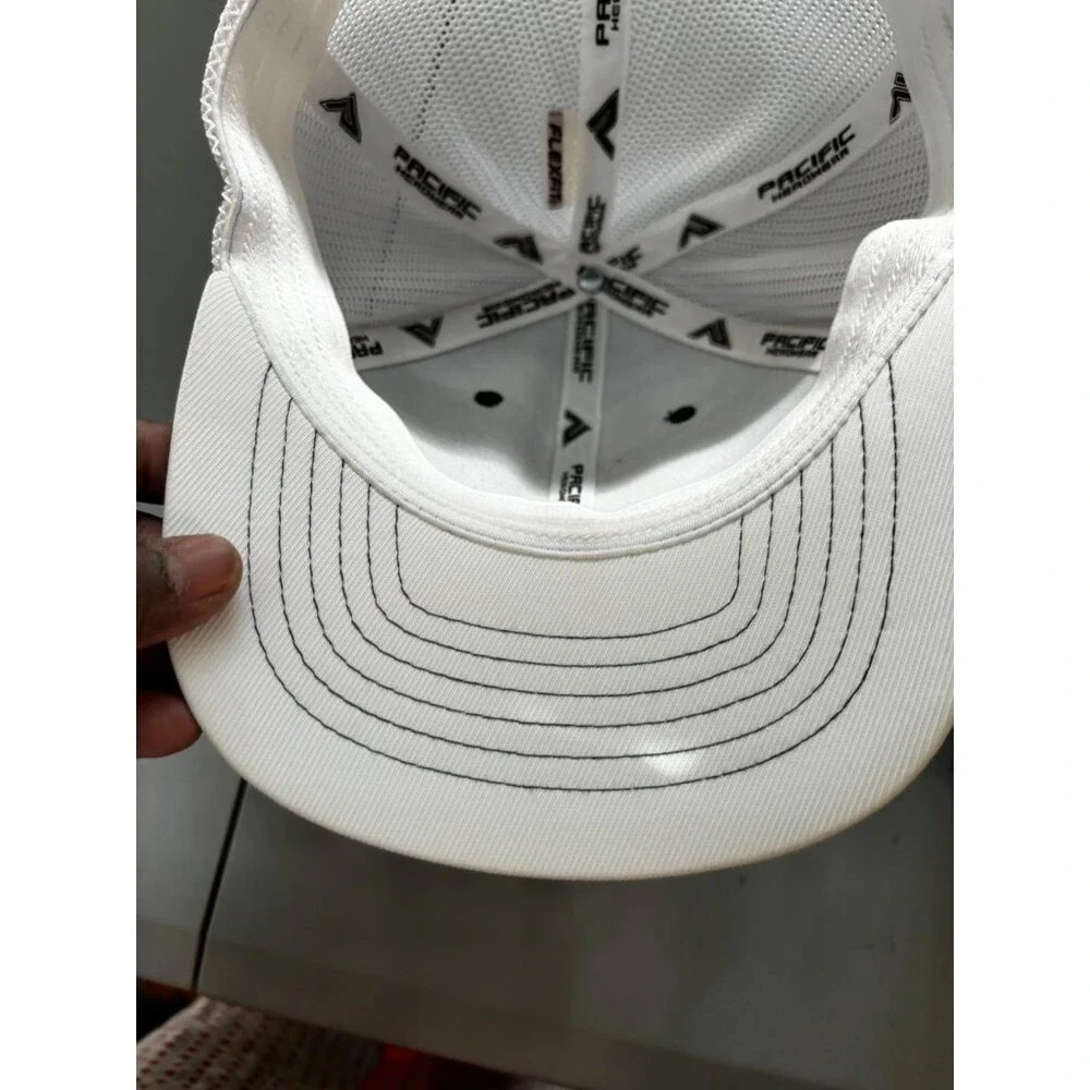 Pacific Headwear 104M Youth Blue Black Mesh Trucker Hat Baseball Flexfit Cap‎